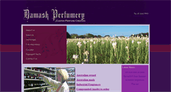 Desktop Screenshot of damaskperfumery.com.au